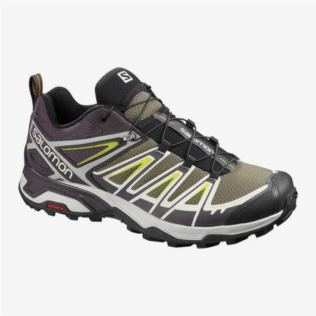 Salomon X ULTRA 3 Wanderschuhe Herren Olivgrün [4PTX-V]